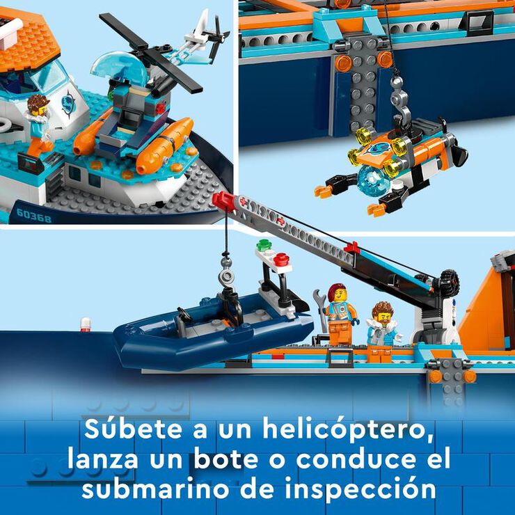 LEGO&reg; City Vaixell Explorador de l'&Aacute;rtic 60368