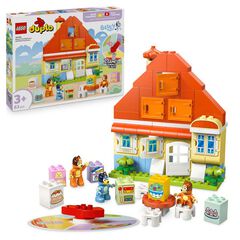 LEGO&reg; DUPLO Bluey Casa Familiar de la Bluey amb Joc de Mem&ograve;ria 10459