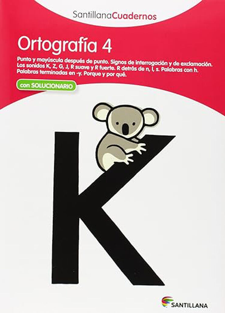 Ortograf&iacute;a Castellana 04 Primaria Santillana