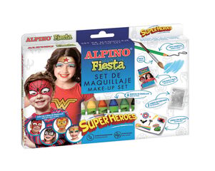 Maquillaje barra Fiesta Superheroes 6 colores