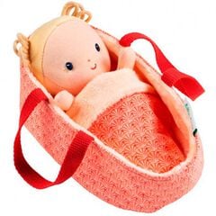 Mu&ntilde;eca de tela Ana&iuml;s con Capazo Reversible