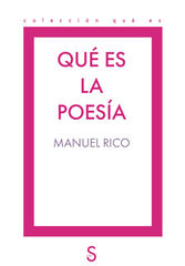 Qu&eacute; es la poes&iacute;a