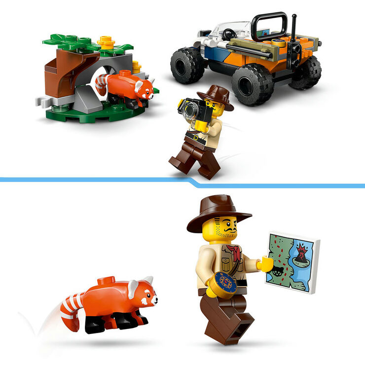 LEGO&reg; City Exploradores de la Jungla: TodoterreNo y Misi&oacute;n del Panda Rojo 60424