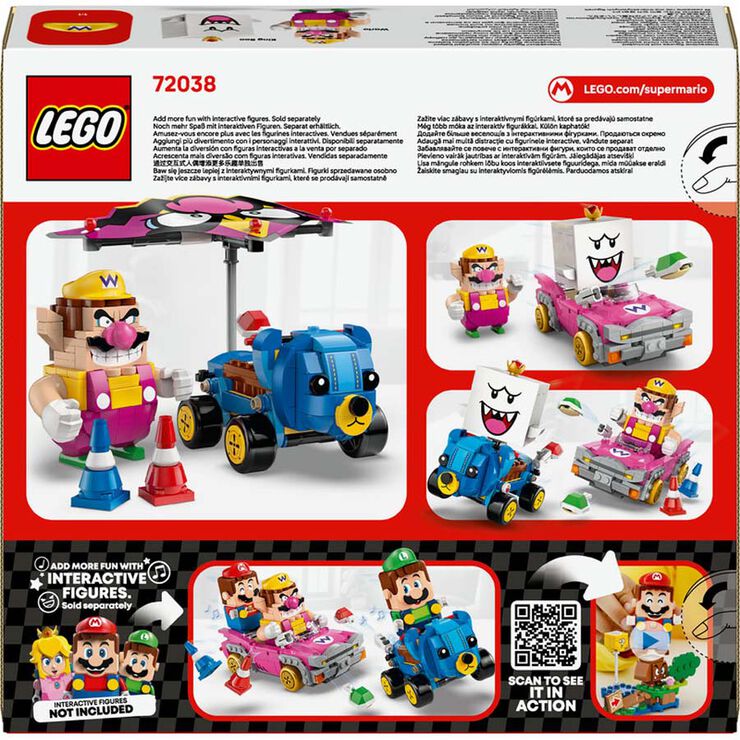 LEGO&reg; Super Mario Mario Kart&trade; &ndash; Wario y Rey Boo 72038