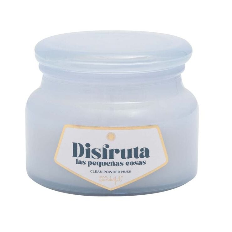 Vela arom&aacute;tica Mr. Wonderful Disfruta las peque&ntilde;as cosas