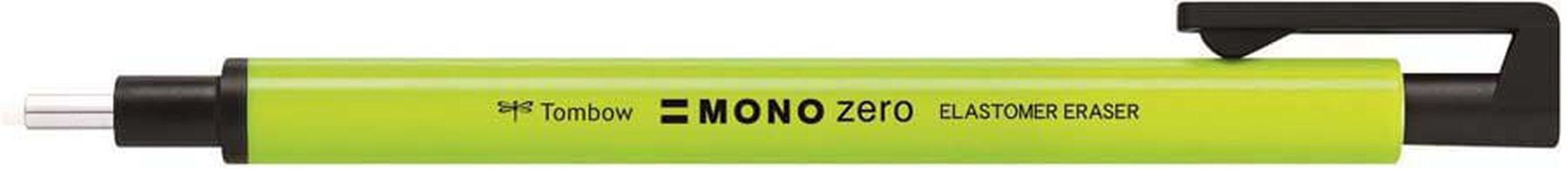 Portagomas Tombow Mono Zero amarillo ne&oacute;n