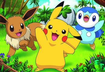 Puzle 2x24 peces Pok&eacute;mon Pikachu Amics