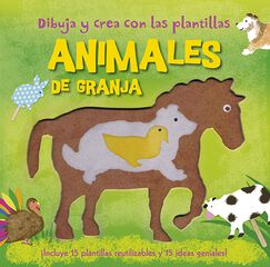 Dibuja y crea con las plantillas Animales de granja