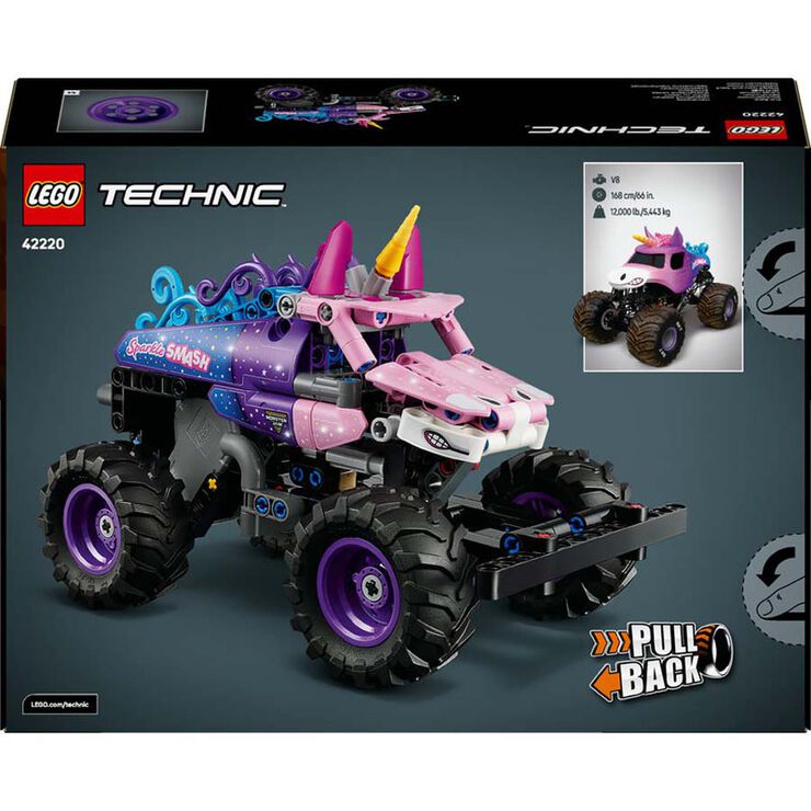 LEGO&reg; Technic Monster Jam&trade; Sparkle Smash&trade; amb Motor de C&agrave;rrega Manual 42220