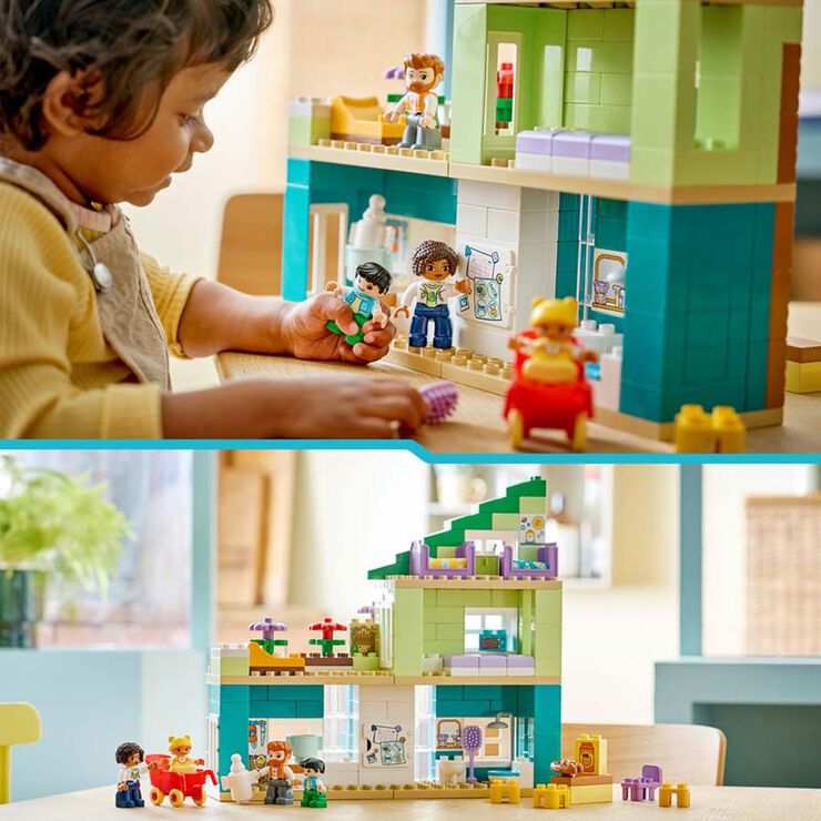 LEGO&reg; DUPLO Town Casa Familiar Moderna &ldquo;3 en 1&rdquo; amb Figures 10470