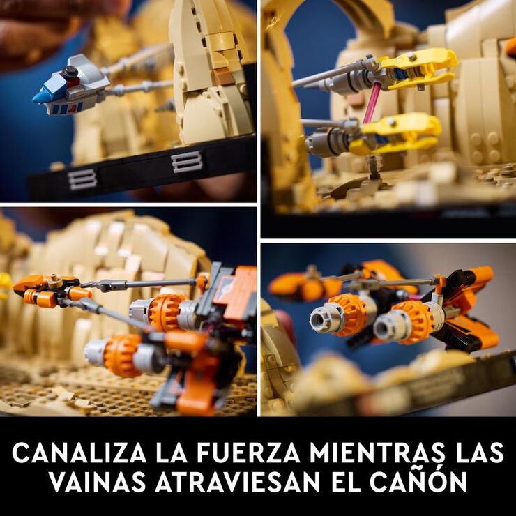 LEGO&reg; Star Wars TM Diorama: Cursa de Vaines de Mos Espa 75380
