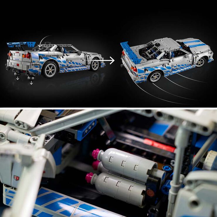 LEGO&reg; Technic Cotxe Nissan Skyline GT-R (R34) de 2 Fast 2 Furious 42210