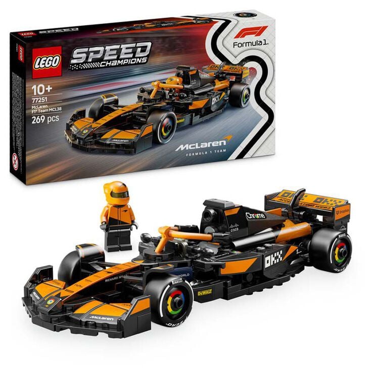 LEGO&reg; Speed Champions Coche de Carreras McLaren F1&reg; Team MCL38 77251
