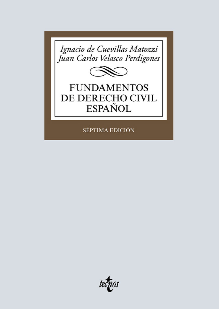 Fundamentos de Derecho Civil espa&ntilde;ol