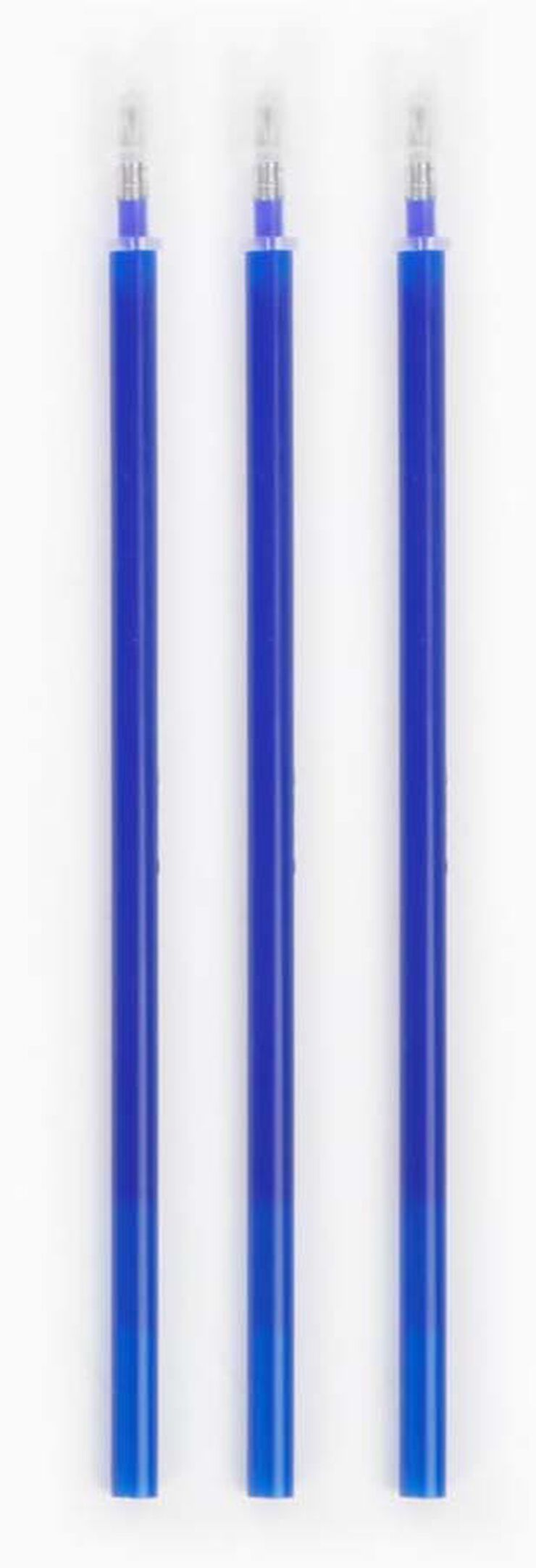 Set 3 Recambios Bol&iacute;grafos Borrables Bo-Bo azul