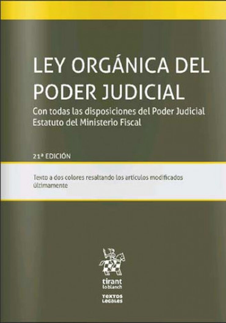 Ley Org&aacute;nica del Poder Judicial
