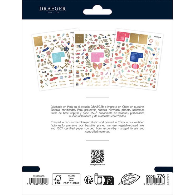 Bloc Stickers Draeger Organitzaci&oacute; mesos