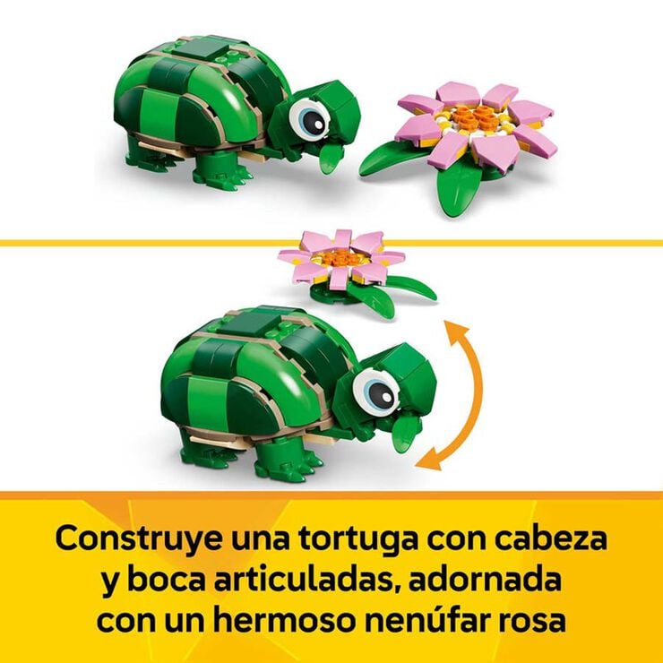 LEGO&reg; LEGO Creator Tortuga amb Flor de Nen&uacute;far 31377