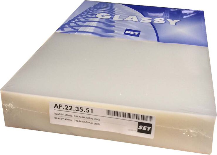 Tapas encuadernar PP transparente A4 450 micras 100u