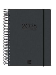 Agenda Finocam 16 meses Ikon E10 d&iacute;a/p&aacute;g mult 2025-26 negro