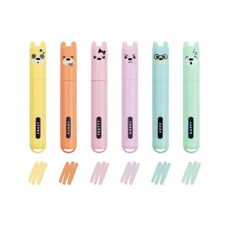 Marcadors Mini Legami Teddy Bear 6 colors