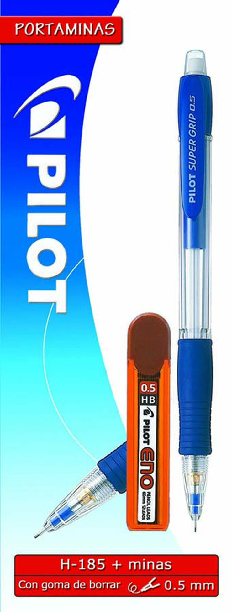 Portamines Pilot Supergrip de 0,5 mm