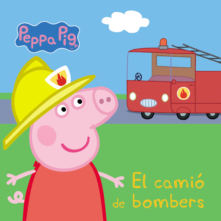 Peppa Pig. Llibre de cartr&oacute; - El cami&oacute; de bombers