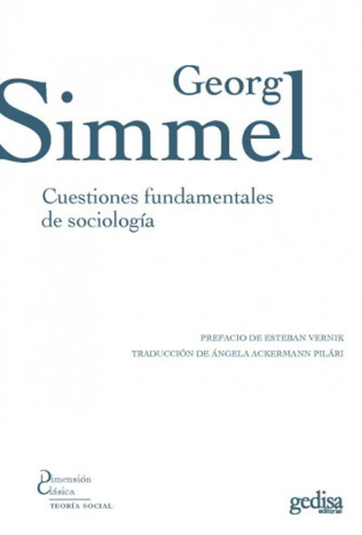 CUESTIONES FUNDAMENTALES DE SOCIOLOG&Iacute;A
