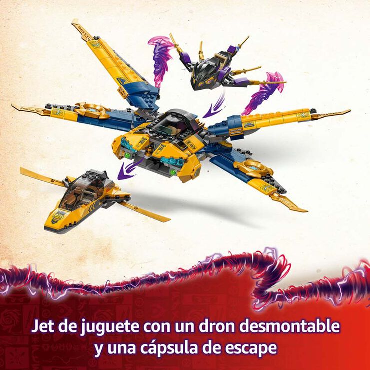 LEGO&reg; Ninjago Super Jet de la Tempesta de Ras i Arin 71833