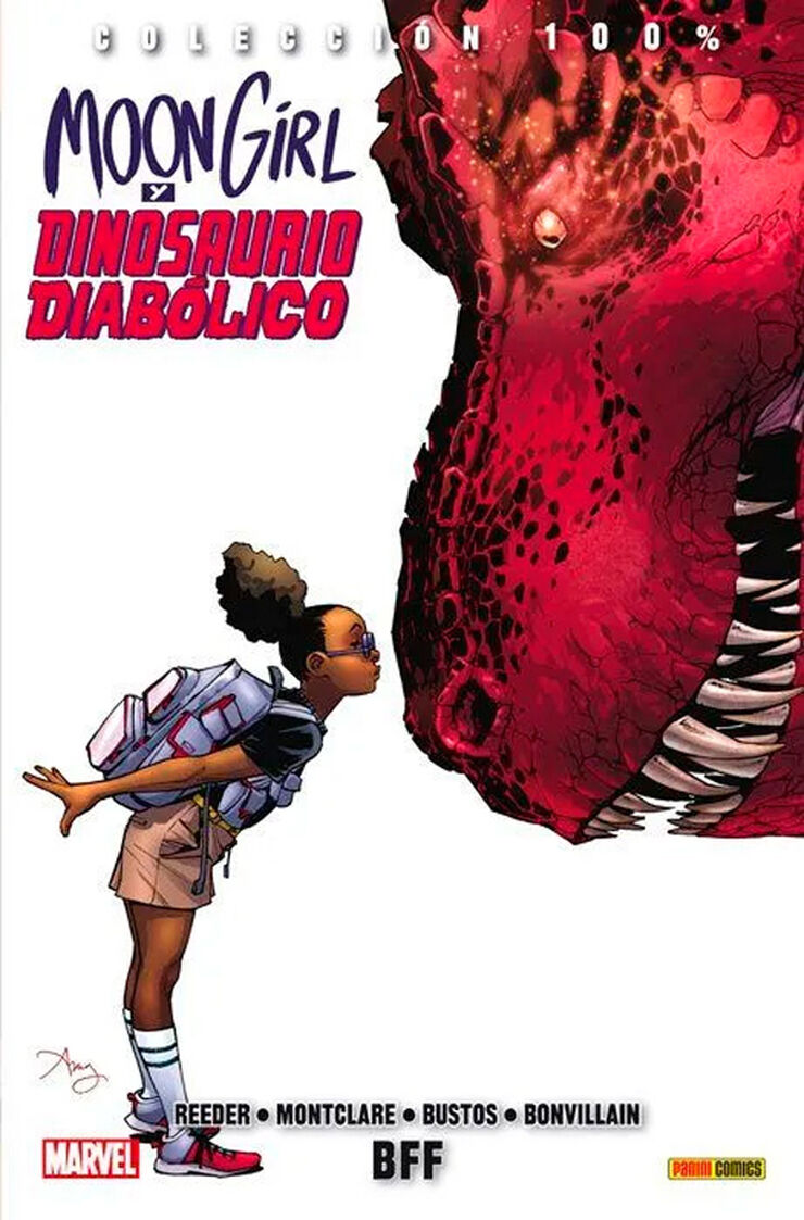 100% Marvel HC. Moon Girl y Dinosaurio Diab&oacute;lico 1