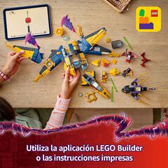 LEGO&reg; Ninjago Super Jet de la Tempesta de Ras i Arin 71833