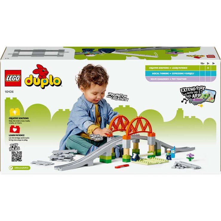 LEGO&reg; DUPLO Town Set d&rsquo;Expansi&oacute;: Pont i Vies Ferrovi&agrave;ries 10426