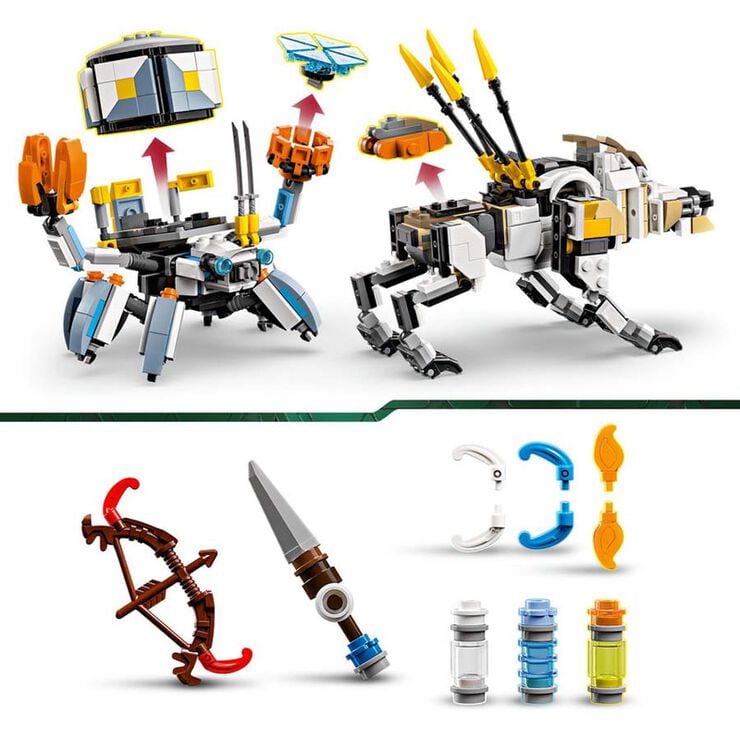 LEGO&reg; Horizon Aloy y Varl vs. Cangrejo y Dientes Serrados 77037
