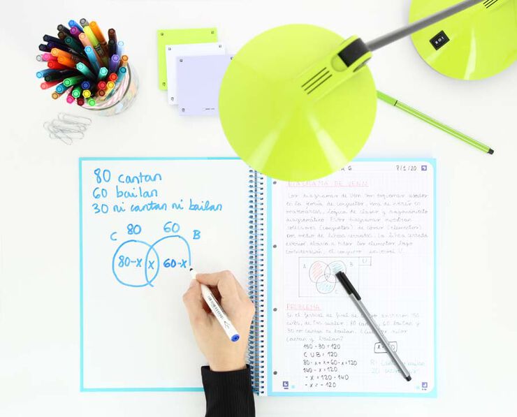 Notebook Oxford EuropeanBook 1 A4 80 fulls 5x5 f&uacute;csia