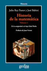 Historia de la matem&aacute;tica. Volumen 1