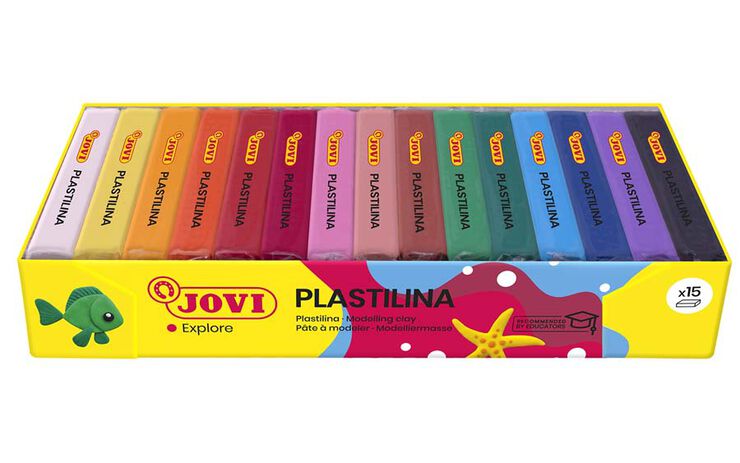Plastilina Jovi vegetal 150g 15 colors