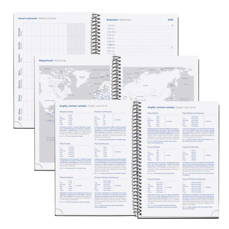 Agenda escolar Miquelrius Activa sem/vista cat 2025-26 Love