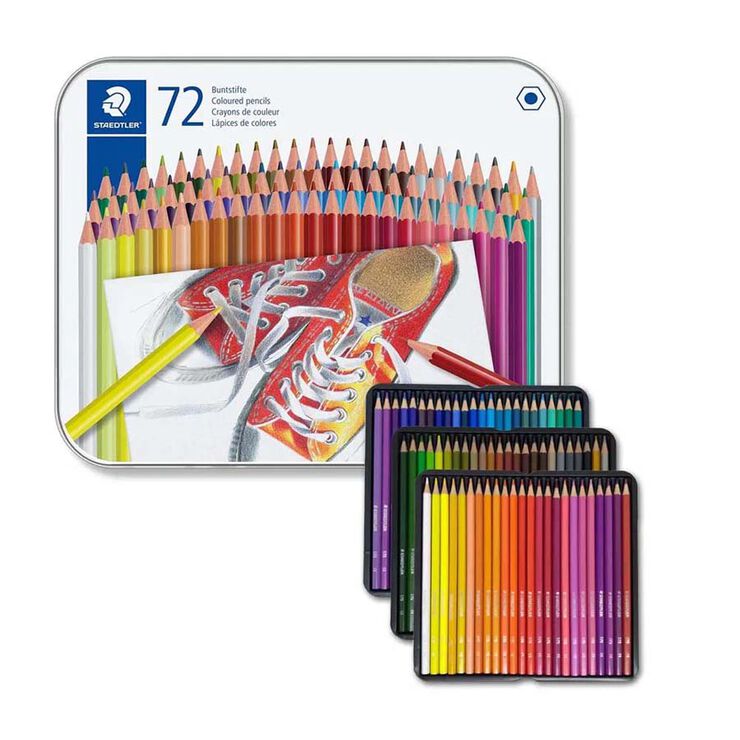 Llapis Staedtler 175 72 colors caixa metall