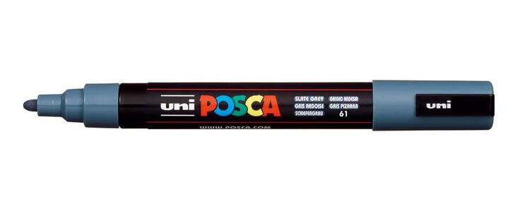 Retolador Posca PC-5M 1,8-2,5mm gris pissarra