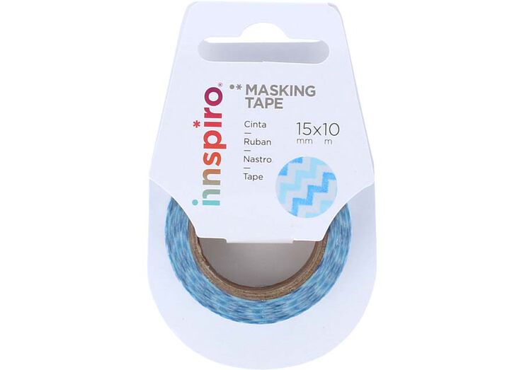 Washi Tape Innspiro Zig-Zag blau