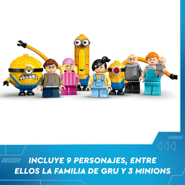 LEGO&reg; Minions y Mansi&oacute;n Familiar de Gru 75583