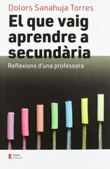 El que vaig aprendre a secund&agrave;ria