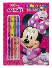 Minnie. Colorea por n&uacute;meros con ceras