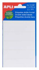 Etiqueta Inkjet Apli 20x75mm 10 hojas