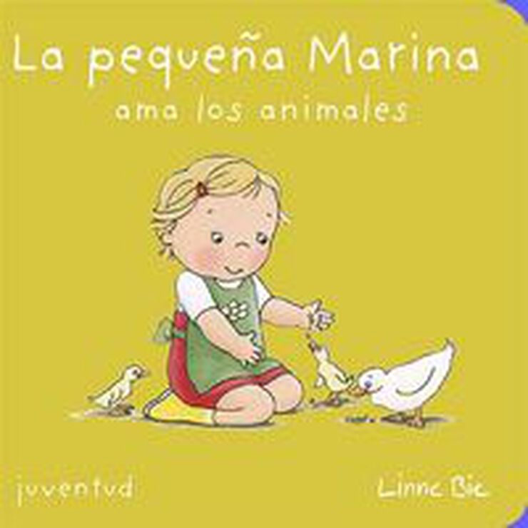 La peque&ntilde;a Marina ama a los animales