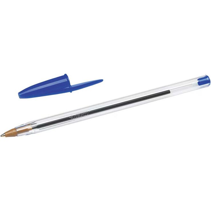 Bol&iacute;grafs Bic Cristal blau 5u