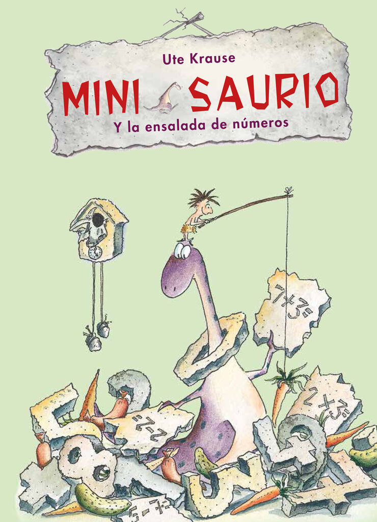 Mini Saurio y la ensalada de n&uacute;meros