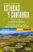 Mapa de carreteras Asturias y Cantabria 1:340.000