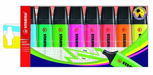 Marcador fluorescent Stabilo Boss 8 colors