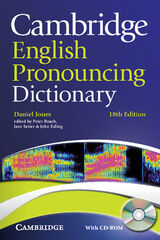 Cambridge English Pronouncing Dictionary Cambridge 9780521152556